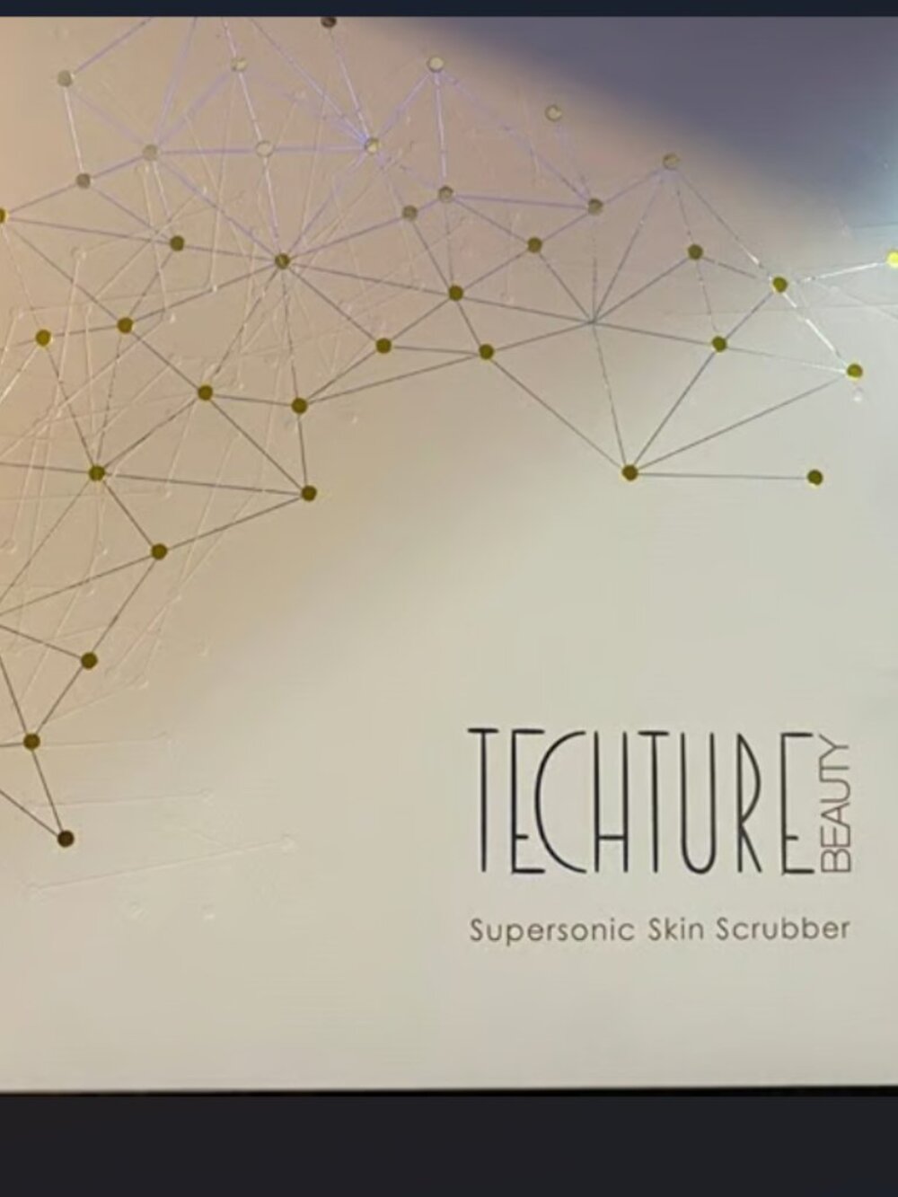 TECHTURE BEAUTY SUPERSONIC SKIN SCRUBBER DEVICE+Purifying Facial Mist-4 oz/120ml